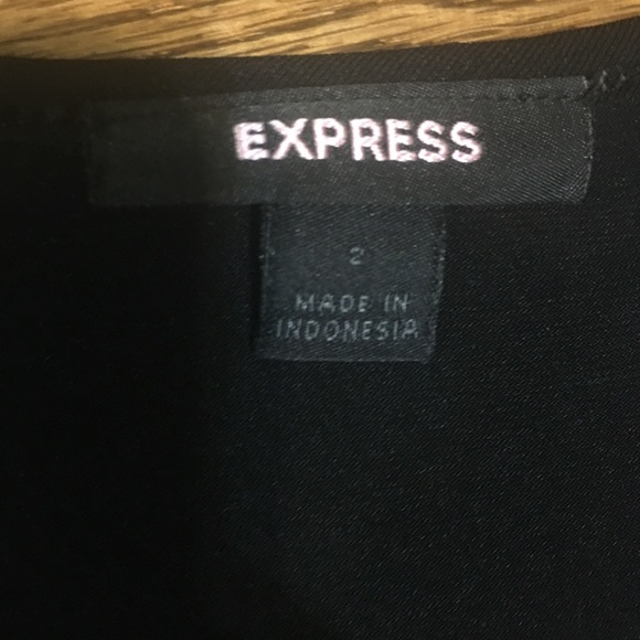 Express long sleeve black dress - Picture 7 of 7
